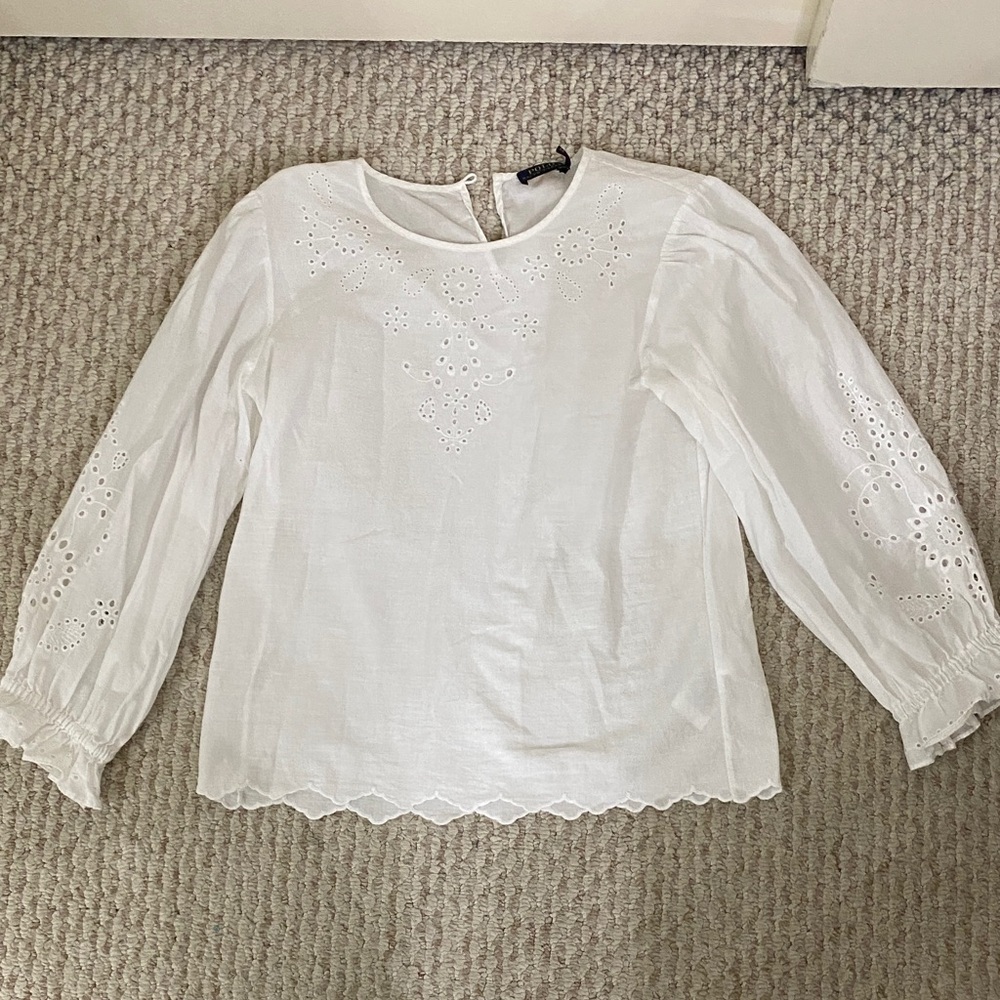 Polo Ralph Lauren Eyelet Women's Top